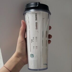 Starbucks 2015 Hong Kong 16 oz travel mug paper laser cut